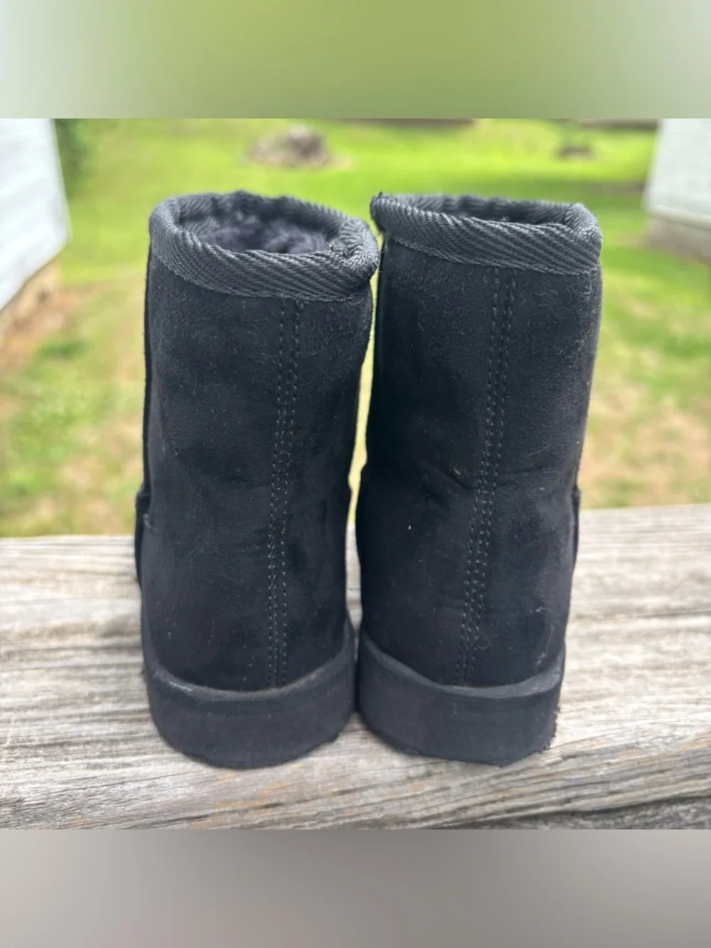 Toddler Girls Black Winter Boots - 7C